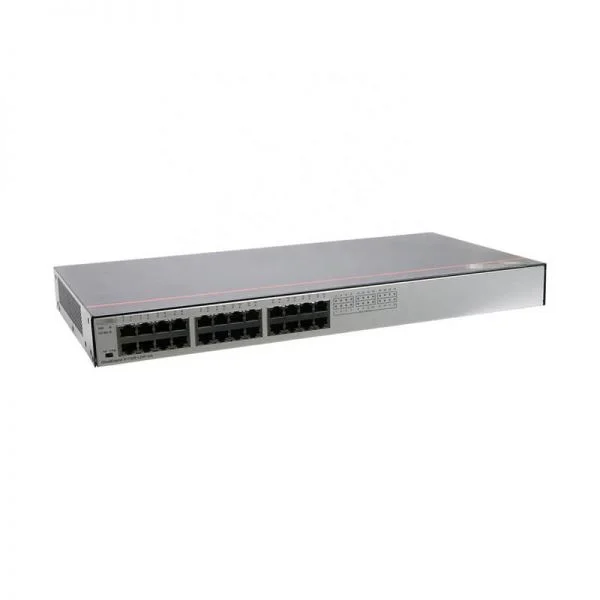 سوئیچ هواوی سری S1700 مدل S1730S-S24T4S-MA، 24 پورت RJ45 گیگابیت اترنت/4 پورت SFP گیگابیت، بدون فن و منبع تغذیه