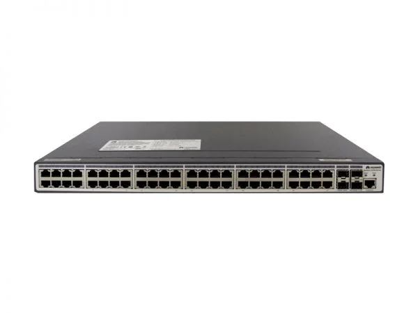 سوئیچ هواوی S3700-52P-PWR-SI، 48 پورت 10/100 PoE+، 4 پورت Gig SFP، منبع تغذیه AC 500 وات