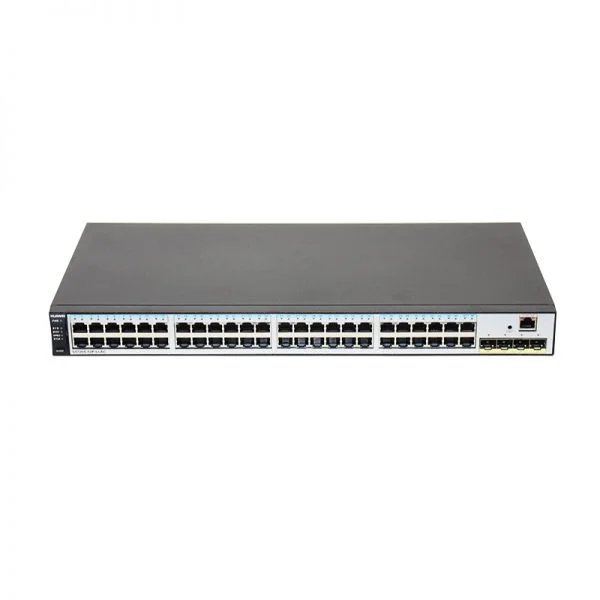 سوئیچ هواوی سری S5720S مدل S5720S-52P-LI-AC با 48 پورت RJ45 گیگابیت اترنت و 4 پورت SFP گیگابیت، منبع تغذیه AC