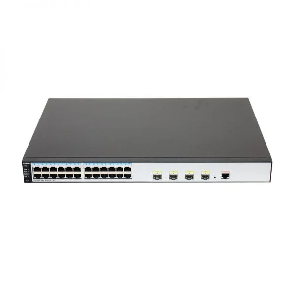 سوئیچ هواوی S5720S-28P-PWR-LI-AC، 24 پورت GE RJ45/4 پورت GE SFP/PoE+ 370W