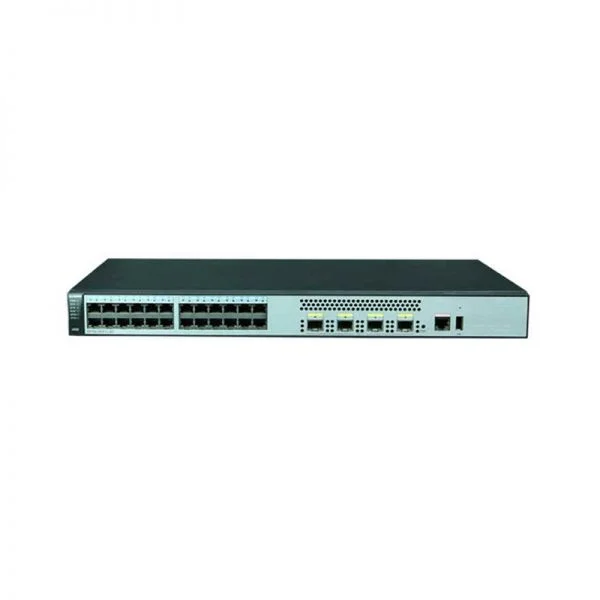سوئیچ هواوی S5720S-28X-PWR-LI-AC، 24 پورت GE/4 پورت 10GE SFP+/370W PoE+