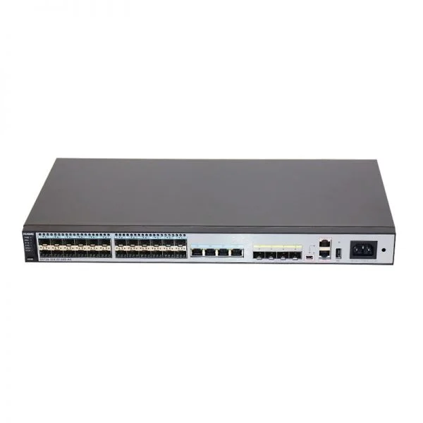سوئیچ هواوی S5720-32X-EI-24S-AC، 24 پورت 1GE SFP / 4 پورت 10GE SFP+ / 4 پورت 1GE RJ45 / منبع تغذیه AC