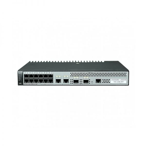 سوئیچ هواوی S5720-16X-PWH-LI-AC، 12xPoE++ GE/2xGE/2x10GE SFP+/360W AC