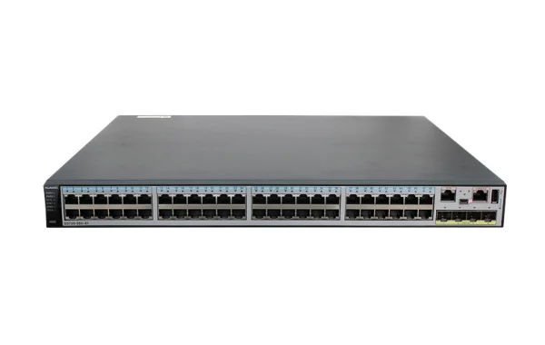 سوئیچ هواوی S5720-56C-PWR-EI-DC، 48 پورت GE PoE+/4 پورت 10GE SFP+/منبع تغذیه 650 وات DC