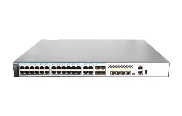 Huawei S5720-36C-PWR-EI-DC، سوئیچ هواوی S5720، 28xGE PoE+/4xGE SFP/4x10GE SFP+