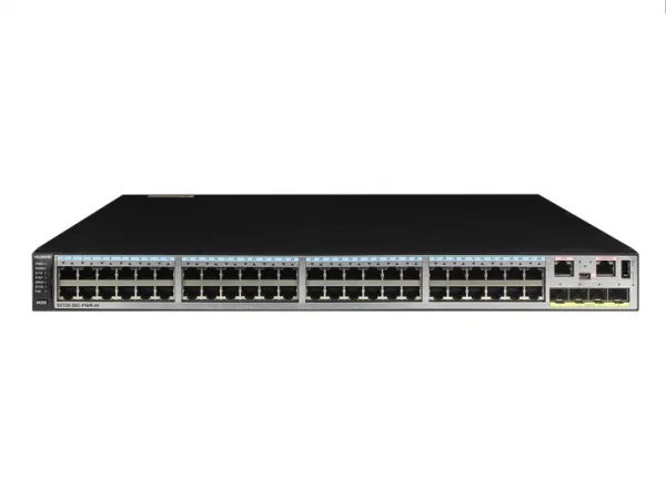 Huawei S5720-56C-PWR-HI-AC1، سوئیچ هواوی S5720، 48xGE PoE+/4x10GE SFP+/580W منبع تغذیه AC
