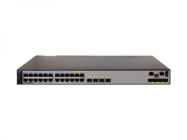 Huawei S5710-28C-PWR-EI-AC، سوئیچ هواوی S5700، 24xGE PoE+/4x10GE SFP+/580W AC