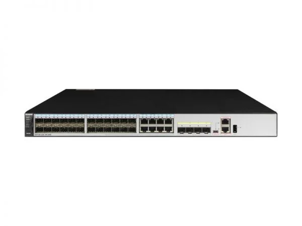 سوئیچ هواوی S5720-32C-HI-24S-AC، 24 پورت گیگ SFP / 4 پورت 10G SFP+ / منبع تغذیه 600 وات AC