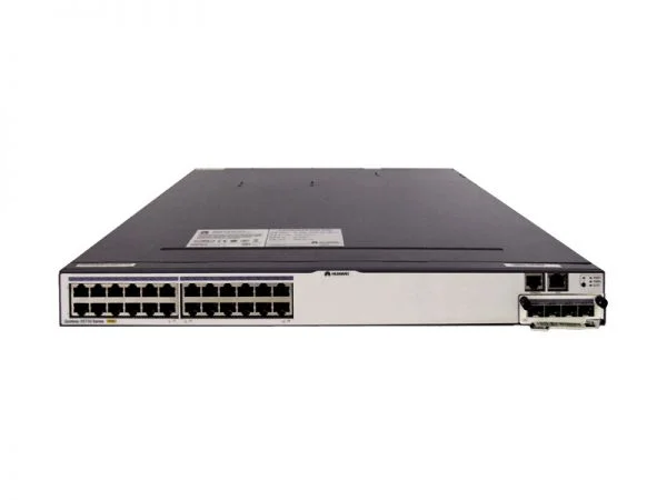 Huawei S5700-28C-PWR-EI-AC، سوئیچ هواوی S5700، 24 پورت GE PoE+/1 اسلات/500W AC