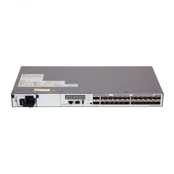 سوئیچ هواوی سری S6720S مدل S6720S-26Q-EI-24S-AC، دارای ۲۴ پورت ۱۰GE SFP+/۲ پورت ۴۰GE QSFP+/منبع تغذیه AC ۱۷۰ وات