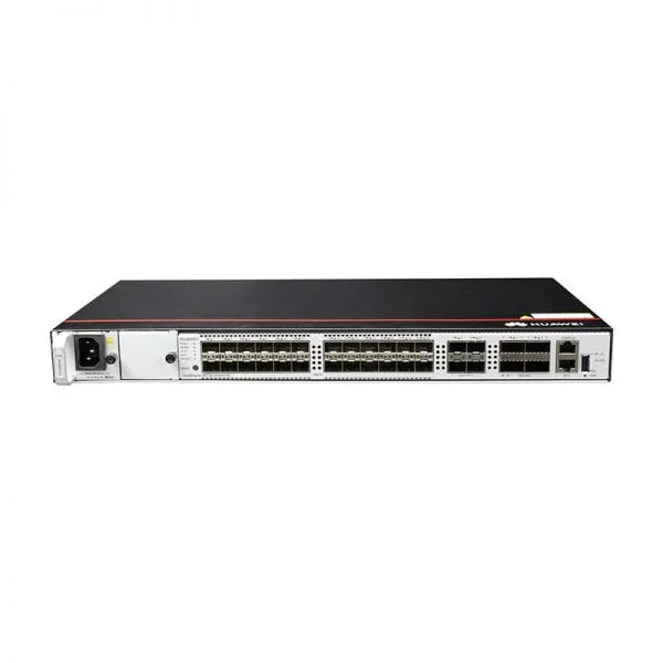 سوئیچ هواوی سری S6700 مدل S6730-H24X4Y4C، دارای ۲۴ پورت ۱۰GE SFP+/۴ پورت ۲۵GE SFP28/۴ پورت ۱۰۰GE QSFP28