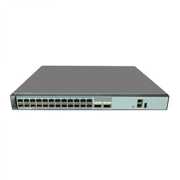 سوئیچ هواوی S6720S-26Q-SI-24S-AC، 24 پورت 10GE SFP+/2 پورت 40GE QSFP+/منبع تغذیه 150 وات AC
