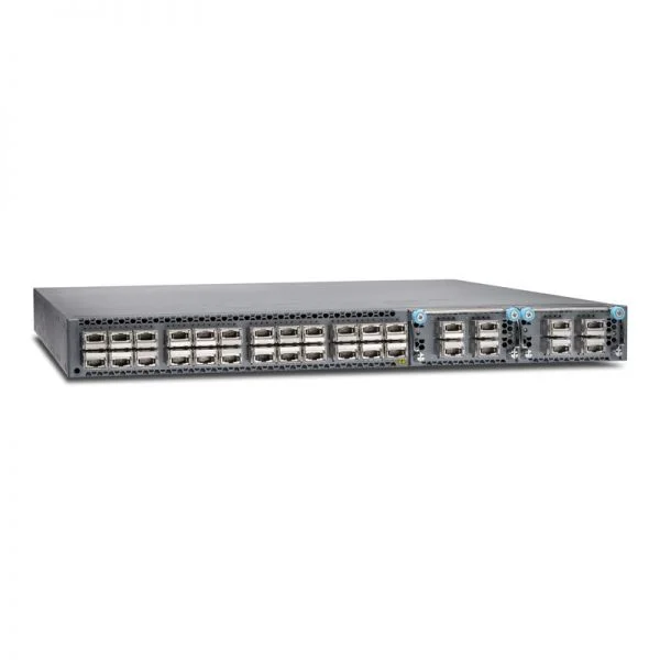 سوئیچ QFX5100-24Q-AFO، سوئیچ QFX5100 جونیپر، 24x40GE QSFP+/2xManagement/AC Power، جریان هوا از جلو به عقب