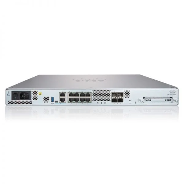 FPR1140-BUN، دستگاه امنیتی سیسکو فایرفاور 1140، توان عملیاتی فایروال 2.5 گیگابیت بر ثانیه / 8 پورت RJ45 / 2 پورت SFP