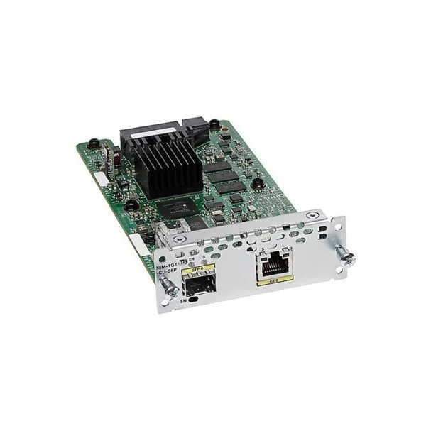 ماژول رابط شبکه سیسکو سری NIM-1GE-CU-SFP، 1GE مسی/SFP، WAN، 1 پورت