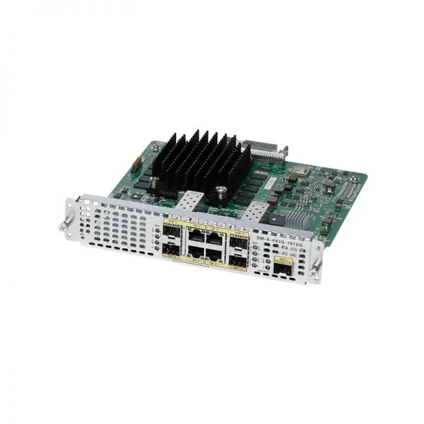 ماژول سرویس WAN سیسکو SM-X-4X1G-1X10G، 4x1GE SFP/RJ-45، 1x10GE SFP+، حالت دوگانه