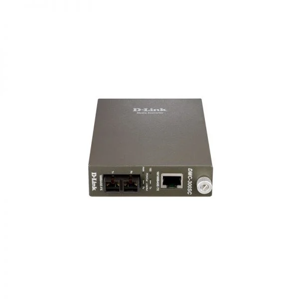 مبدل رسانه D-Link سری DMC مدل DMC-300SC، 1x10/100M، SC، 2 کیلومتر، فیبر مالتی مود