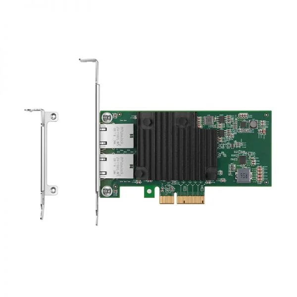 کارت شبکه اینتل X550 دو پورت 10G RJ45/PCI-E x8/پروفایل پایین