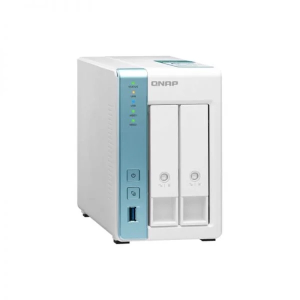 دستگاه ذخیره‌ساز تحت شبکه کیو‌نپ TS-231K، دو درایو، پردازنده چهار هسته‌ای 1.7 گیگاهرتز