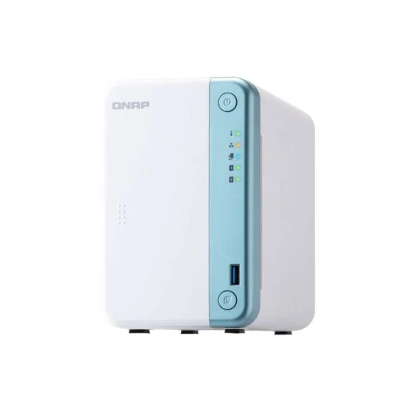 دستگاه ذخیره‌ساز تحت شبکه کیو‌نپ TS-251D-4G با پردازنده اینتل سلرون J4025 و 4 گیگابایت رم