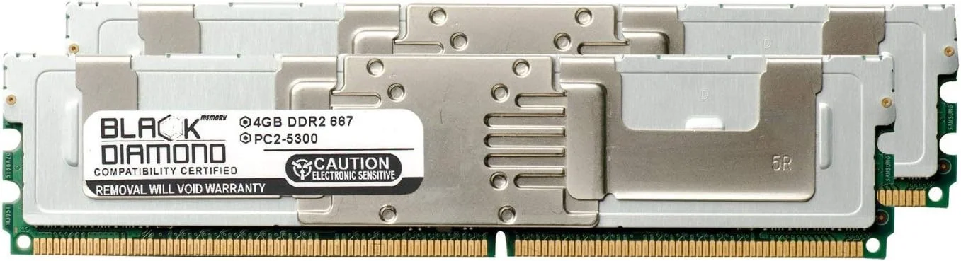 رم 8 گیگابایت (2x4 گیگابایت) DDR2 FBDIMM فرکانس 667 مگاهرتز برای سرورهای Dell PowerEdge