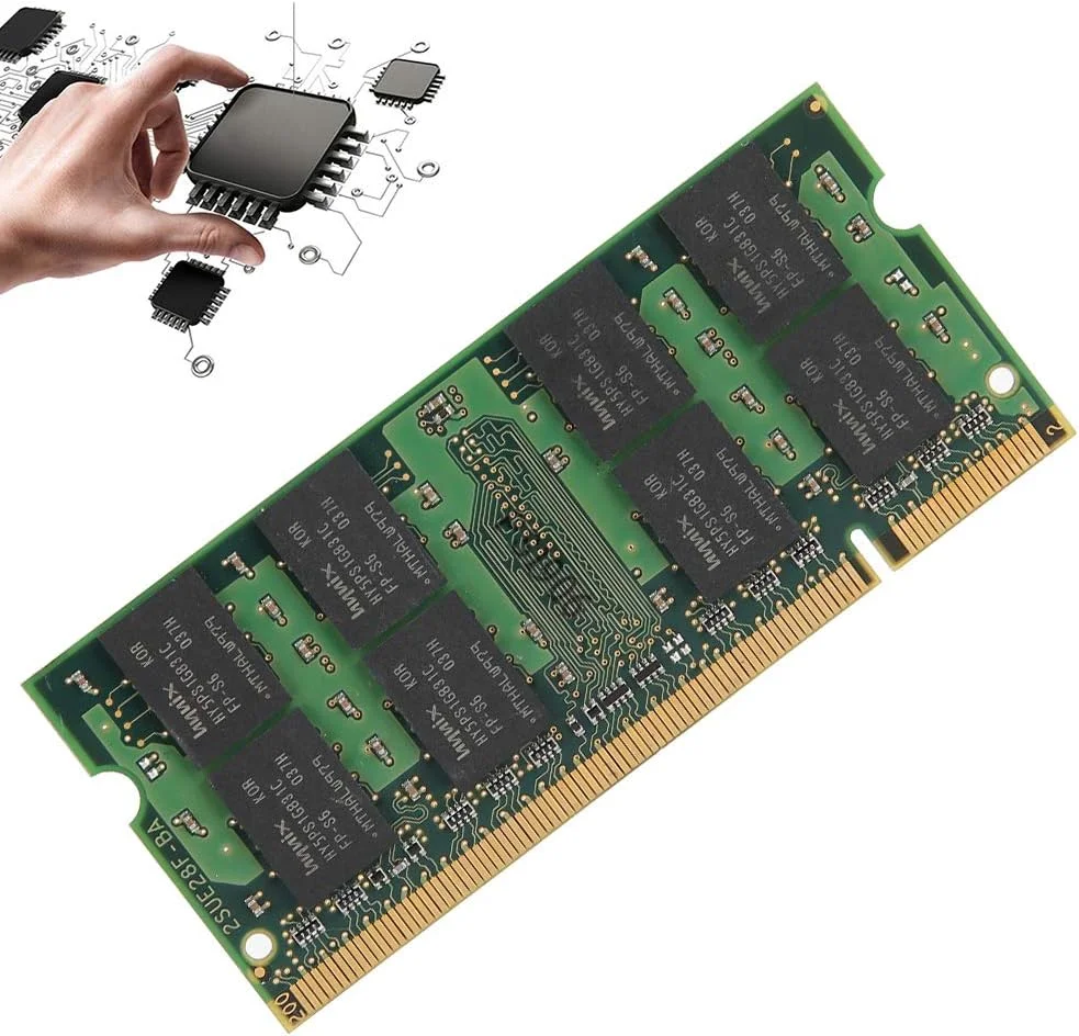 رم لپ تاپ سورندی DDR2 667MHz 2 گیگابایت 200 پین - تصویر 2 رم لپ تاپ سورندی DDR2 667MHz 2 گیگابایت 200 پین - تصویر 2
