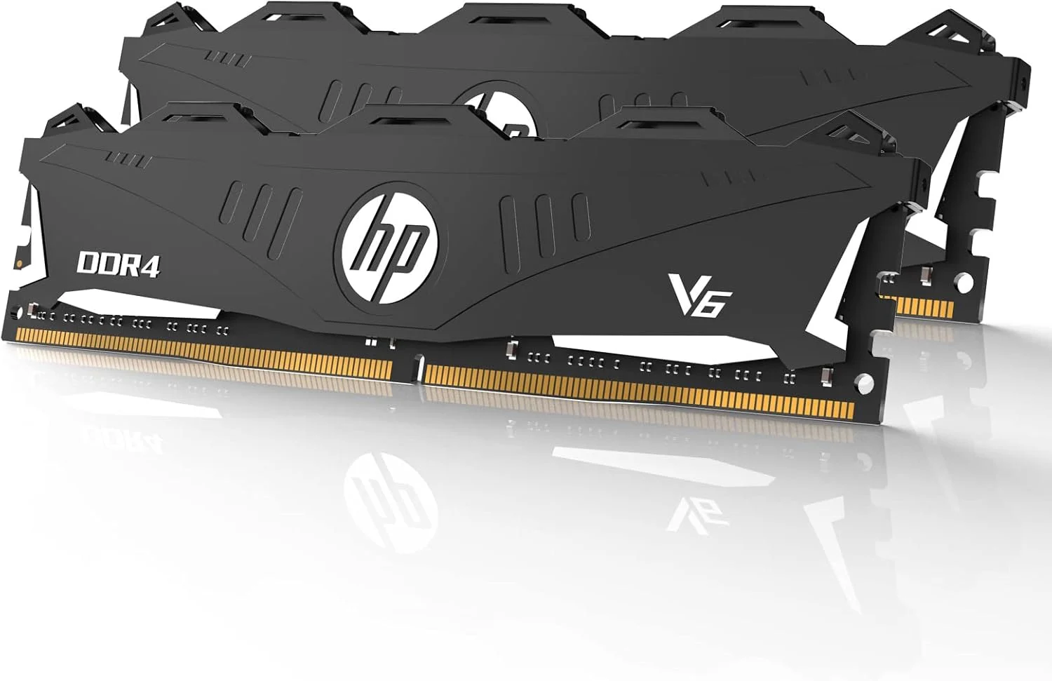 رم کامپیوتر HP V6 کیت 16 گیگابایت (2x8 گیگ) DDR4 3600MHz CL16 مشکی