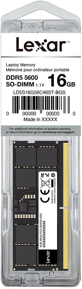 رم لپ تاپ لکسار 16 گیگابایت DDR5 5600 CL46 - تصویر 3 رم لپ تاپ لکسار 16 گیگابایت DDR5 5600 CL46 - تصویر 3