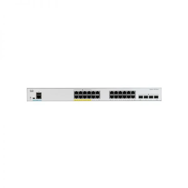 سوییچ سیسکو C1000-24T-4X-L، ۲۴ پورت گیگابیت + ۴ اس‌اف‌پی پلاس