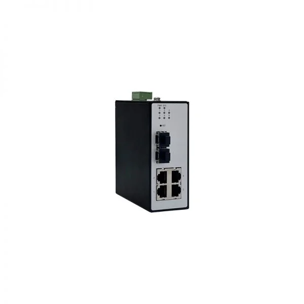 سوئیچ صنعتی MRD R37 سری SDS300-W6R2040 با 2 پورت SFP و 4 پورت گیگابیت