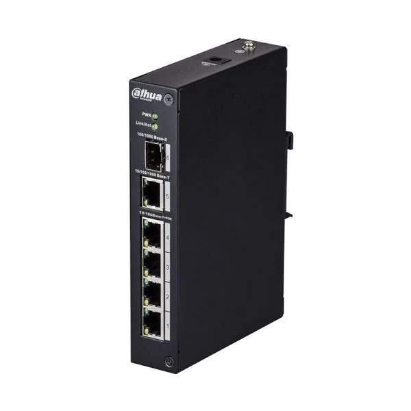 سوئیچ 4 پورت داهوا PFS3106-4P-60 با بودجه 60 وات PoE