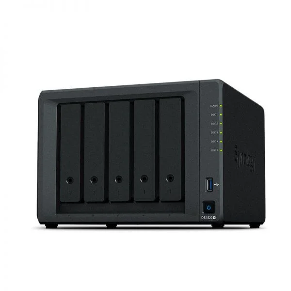 دستگاه ذخیره‌ساز تحت شبکه Synology DS1520+، 5 بی، 8 گیگابایت رم