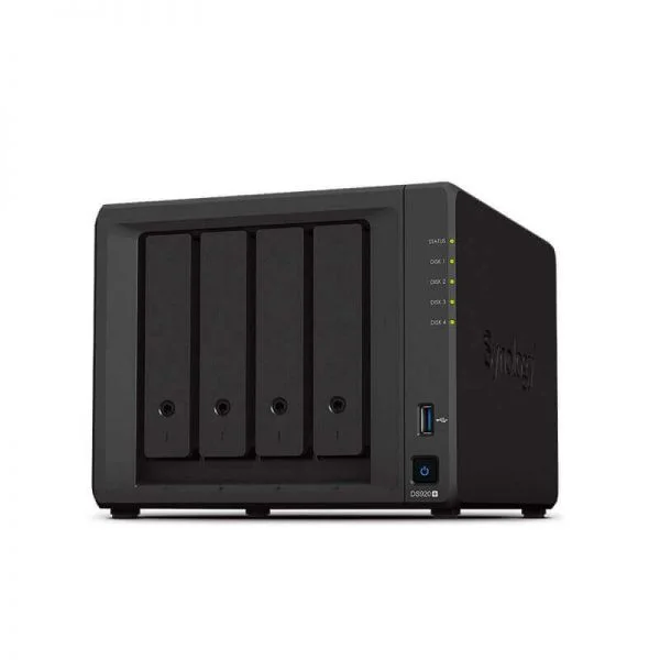 دستگاه ذخیره‌ساز تحت شبکه سینولوژی DS920+، 4 ترابایتی، 4 گیگابایت رم