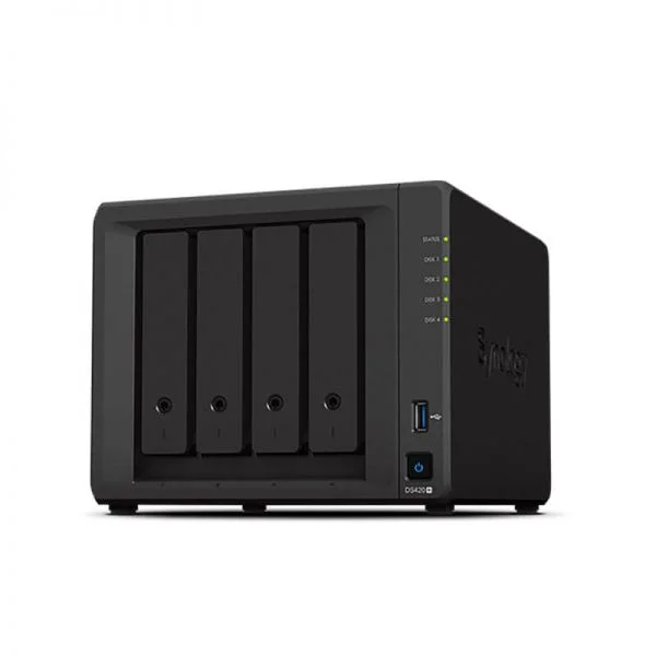 دستگاه ذخیره‌ساز تحت شبکه سینولوژی DS420+، 4-Bay، بدون هارد، 2 گیگابایت رم