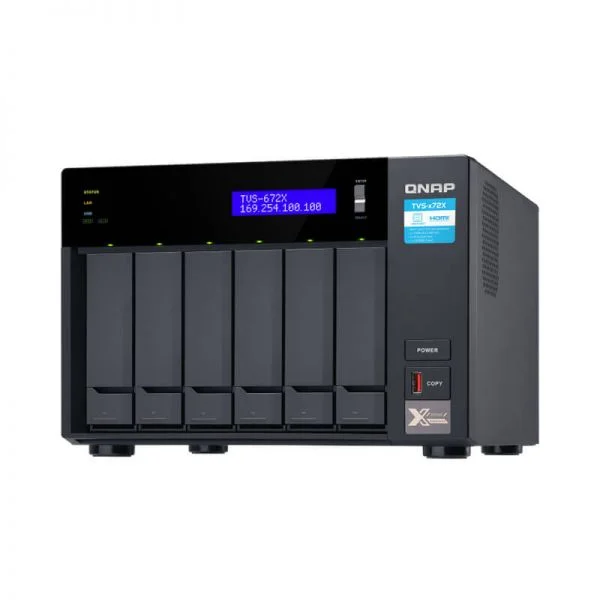 دستگاه NAS کیو‌نپ TVS-672X-i5-8G با پردازنده اینتل Core i5 و 8 گیگابایت رم