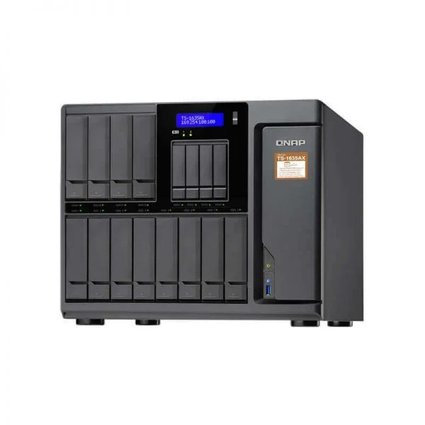 دستگاه ذخیره‌ساز تحت شبکه کیو‌نپ TS-1635AX-8G با پردازنده 4 هسته‌ای و 8 گیگابایت رم