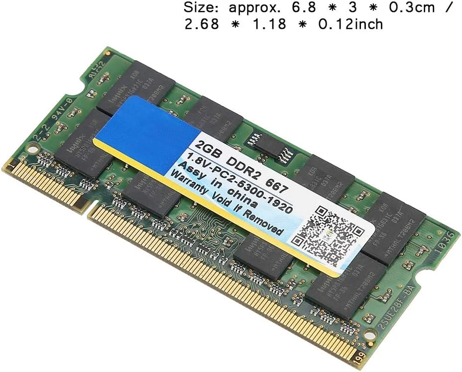 رم لپ تاپ 2 گیگابایت DDR2 667MHz تیکاتاریر - تصویر 3 رم لپ تاپ 2 گیگابایت DDR2 667MHz تیکاتاریر - تصویر 3
