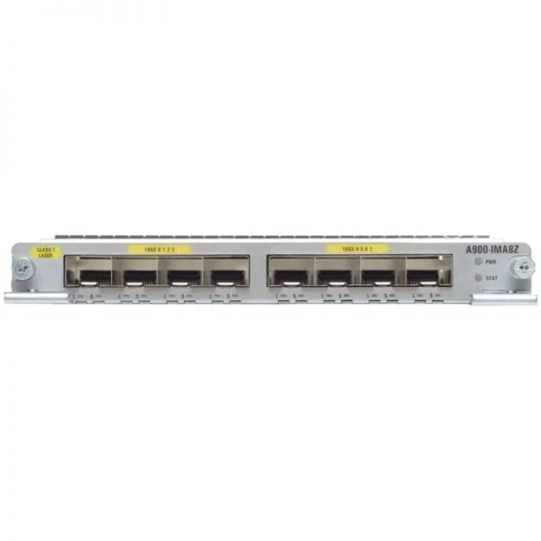 کارت روتر سیسکو ASR 900 مدل A900-IMA8CS1Z-M با 16 پورت GE و 1 پورت 10GE