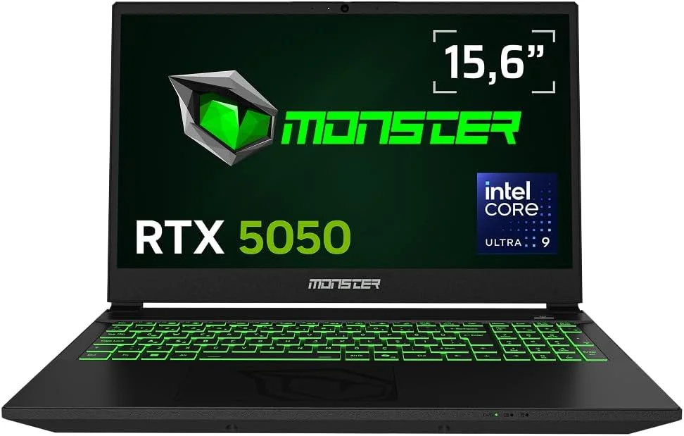 لپ تاپ مانستر Abra A5 V22.3.3 | Core Ultra 9 | RTX 5050 | 16GB | 500GB SSD