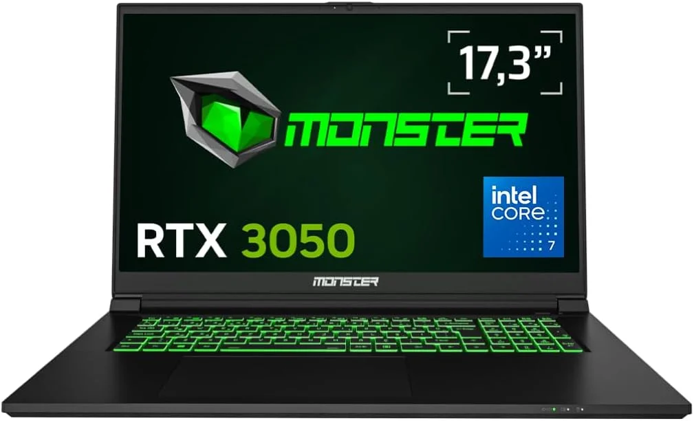 لپ تاپ مانستر Abra A7 V15.6.3، پردازنده Core i7 13750H، ۱۶ گیگابایت رم، ۵۰۰ گیگابایت SSD، ۴ گیگابایت RTX 3050، صفحه نمایش ۱۷.۳ اینچ ۱۴۴ هرتز