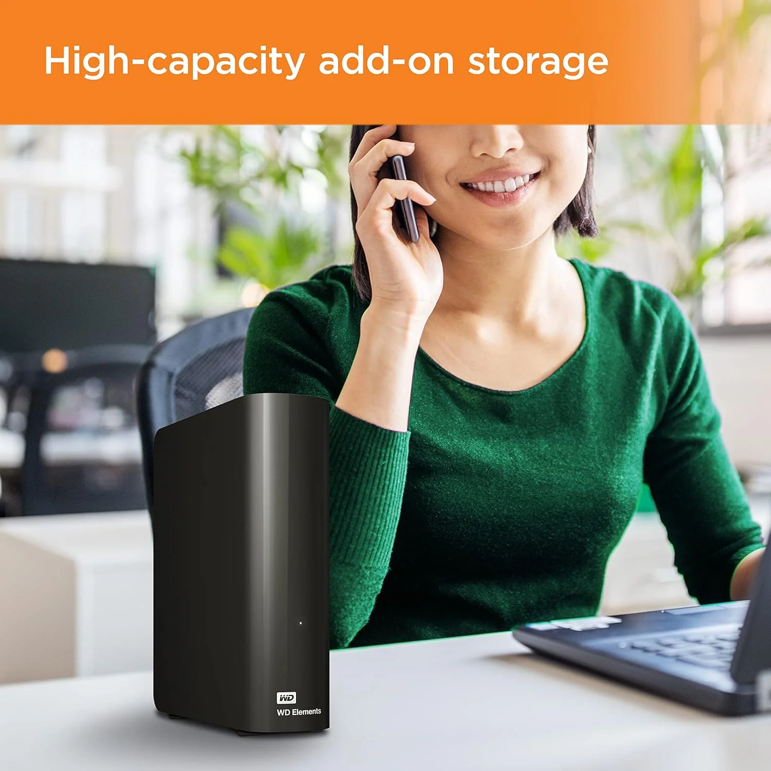 هارد اکسترنال وسترن دیجیتال WD Elements 20TB مشکی USB 3.0 - تصویر 2