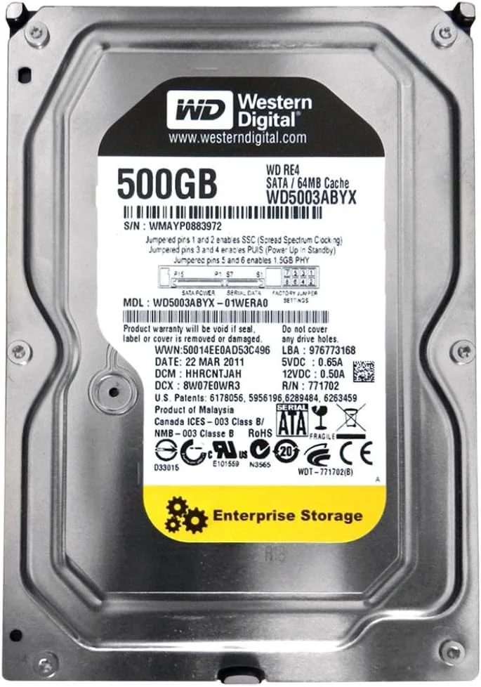 هارد دیسک وسترن دیجیتال Caviar RE4 WD5003ABYX 500GB
