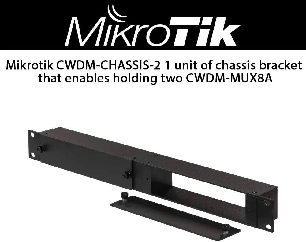 براکت رک میکروتیک CWDM-Chaid-2 برای 2 ماژول MUX8A - تصویر 2