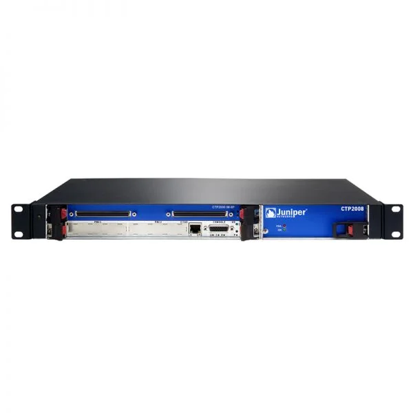 شاسی شبکه جونیپر CTP2008-DC-03 با پردازنده، منبع تغذیه و 1 گیگابایت رم