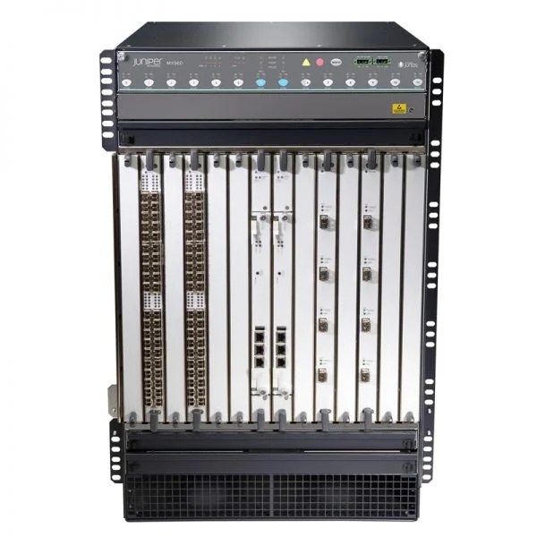 روتر جونیپر MX960-PREM3DC-ECM با 3xSCBE و 2xRE-S-1800X4 و منبع تغذیه DC