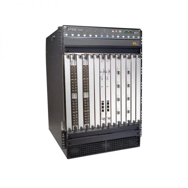 روتر جونیپر MX960BASE-DC-ECM، شاسی ۱۴ اسلات، تغذیه DC، مدیریت کابل توسعه‌یافته