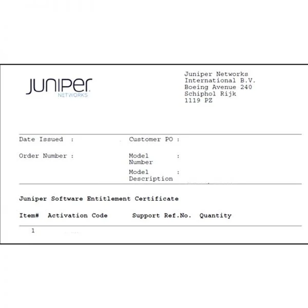 لایسنس Juniper سری S مدل S-SA-512K برای 512 هزار مشترک