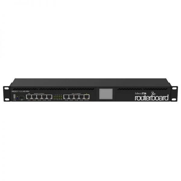 روتر میکروتیک RB2011UiAS-RM سری 2011 با 5 پورت گیگابیت و 600MHz