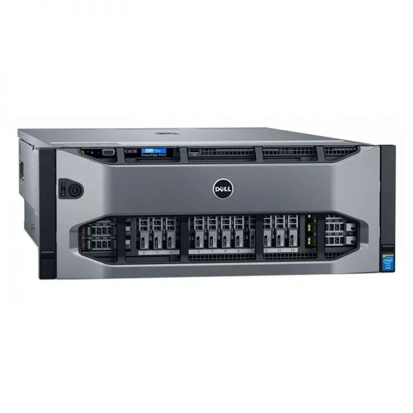 سرور رکمونت دل PowerEdge R930 با پردازنده E7-4850 v4، حافظه 128 گیگابایت و 2.4 ترابایت SAS