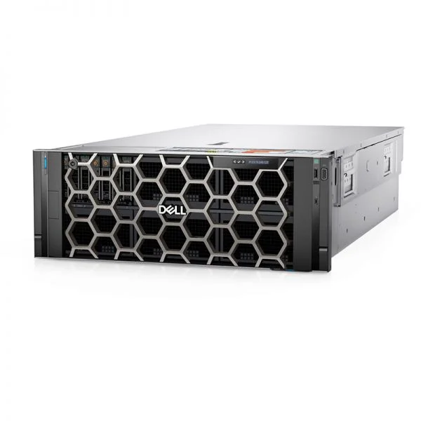 سرور دل PowerEdge R960، 4 یونیت، 2 پردازنده اینتل 6416H، 3x800GB SAS SSD، 4x1100W PSU